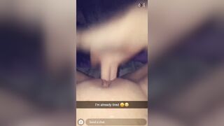 Snapchat Slut Fingers her Wet Pussy until she Squirts