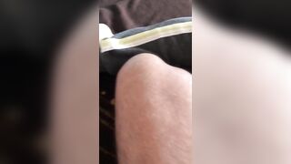 COVID19.Quarantine Handjob and Cum on Ass in Panties