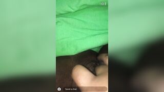 Snapchat Thot makes Love to her Pussy for me