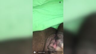 Snapchat Thot makes Love to her Pussy for me