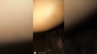 Snapchat Thot makes Love to her Pussy for me