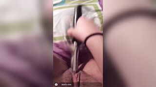 Cheating 18 Year old Fingers on Snapchat