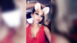 TV Reality Star Maddy Burciaga NIPSLIP Wearing a Nightie (Snapchat)