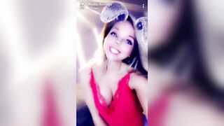 TV Reality Star Maddy Burciaga NIPSLIP Wearing a Nightie (Snapchat)