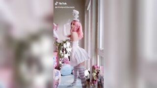 TikTok Compilation “in Clothes - Naked” Part1. Cosplayer Indigo White