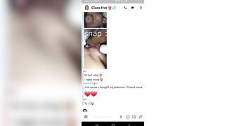 CHECK HER SNAPCHAT FOR NUDES CLARAHXTT PREMIUM RECORDED SEXTING