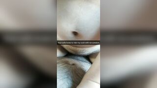 Your Cheating Wife Ride my Bare Cock Daily! [snapchat. Cuckold]