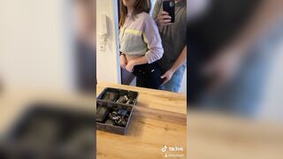 TikTok Flip the Switch Challenge Ends with Doggy and Cum on Ass - TinyTaya