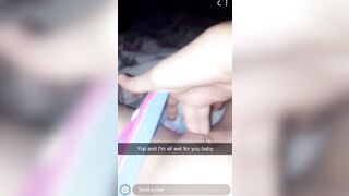 Snapchat Teen Fingers herself and Try’s not to get Caughy