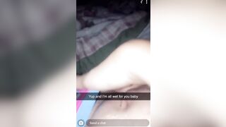 Snapchat Teen Fingers herself and Try’s not to get Caughy