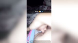 Snapchat Teen Fingers herself and Try’s not to get Caughy