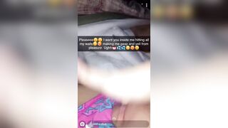 Snapchat Teen Fingers herself and Try’s not to get Caughy