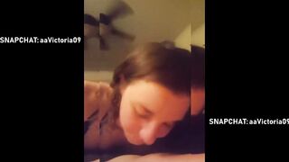 Barely Legal Teen Blowjob and Riding Big Cock, Teen Snapchat Nudes