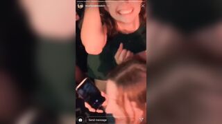 Blueface Story Girl Flashes Tits