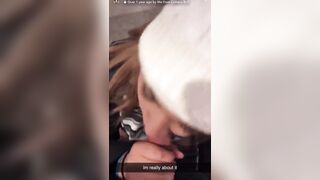 Sexy Premium Snapchat Slut Gets Creampied on the Sidewalk