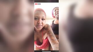 Facebook Live Thot Doesn’t know her Tits are out