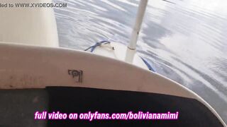 Sucking and squirting on the paddleboat