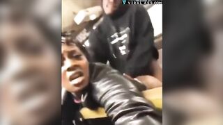 Thot Clapped At A Subway Station During Riots