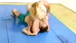 mixed wrestling with a strong fbb youtube