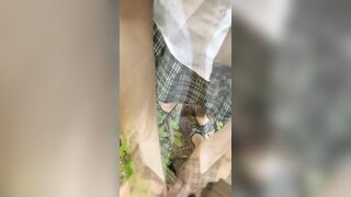 Horny Pinay Student got Fucked in the Park after Class