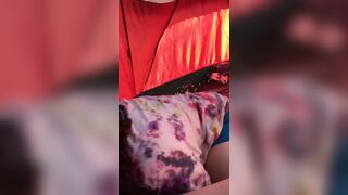 My GF Sucking my Dick in a Tent! (POV)