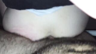 Teen anal stretching ass