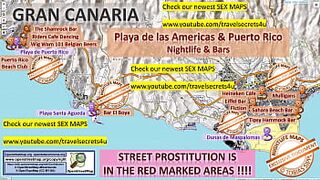 Las Palmas, Gran Canaria, Sex Map, Street Prostitution Map, Massage Parlours, Brothels, Whores, Escort, Callgirls, Bordell, Freelancer, Streetworker, Prostitutes, Latinas