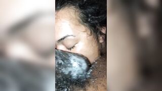 Pretty Ebony Sloppy Head and Facial cumshot/YouTube: MrNastyy52/IG/Snapchat