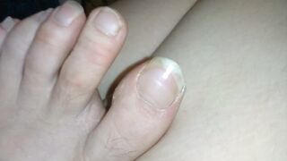 FART Fetish Slut PinkMoonLust Accidentally FARTS while Making Feet Foot Play Vid oh no she's Stinky