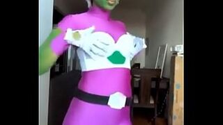 (Dragon ball Z) Cheelai waifu cosplay Twerking |l. Otaku Porn