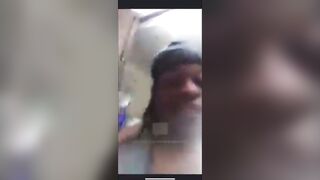 Lesbian Stud Gets Head on Facebook Live