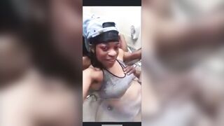 Lesbian Stud Gets Head on Facebook Live