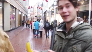 2 Dutch teen sluts deepthroat banana