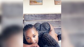 Big Assed Kenyan Girl Clapping Ass on Instagram