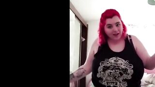 Super busty tiktok girl