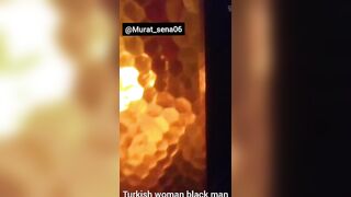 Black guy fucking married Turkish woman (Sena)