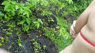 Sex Slave Slut Hard Training in Rain Forest -4