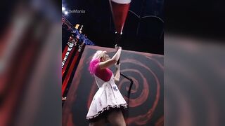 WWE - Alexa Bliss turning a crank at Wrestlemania 37