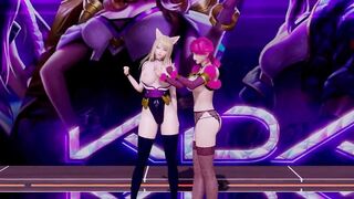 R18 MMD BLACKPINK - KiII This Love KDA Striptease