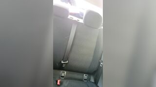 Step Mom Amazing Handjob while Step Son Driving on the Highway!! Load of Cum!