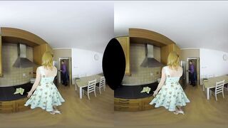 Anny Aurora in a hot vintage housewife scene in VR