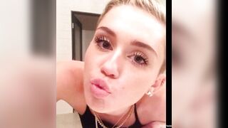 Miley Cyrus (face) Jerk Off Challenge.