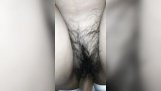 Chubby bareback creampie