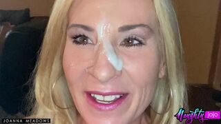 Cumwalk MILF Joanna Meadows Stops by for a Quick Cumwhore Fix - NaughtyJoJo - Selfie Vid