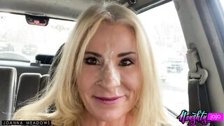 Cumwalk MILF Joanna Meadows Stops by for a Quick Cumwhore Fix - NaughtyJoJo - Selfie Vid