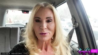 Cumwalk MILF Joanna Meadows Stops by for a Quick Cumwhore Fix - NaughtyJoJo - Selfie Vid