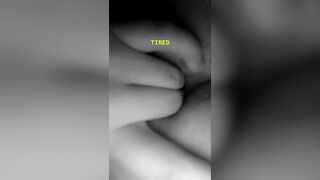 Wet pussy fingering snapchat