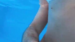 Fucking Irene Amateur by the pool