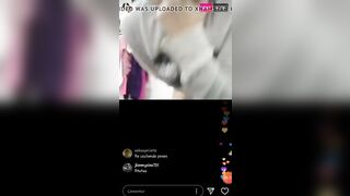 Live de instagram bailando liluprisila