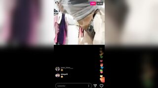 Live de instagram bailando liluprisila